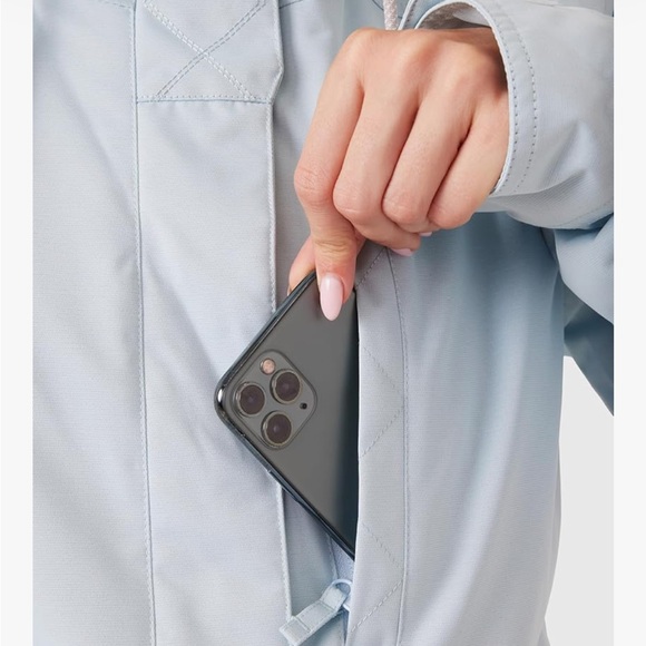 NWT Roxy Billie Ski Jacket Large Blue Women's Jacket 10k Waterproof Snow - Picture 6 of 13